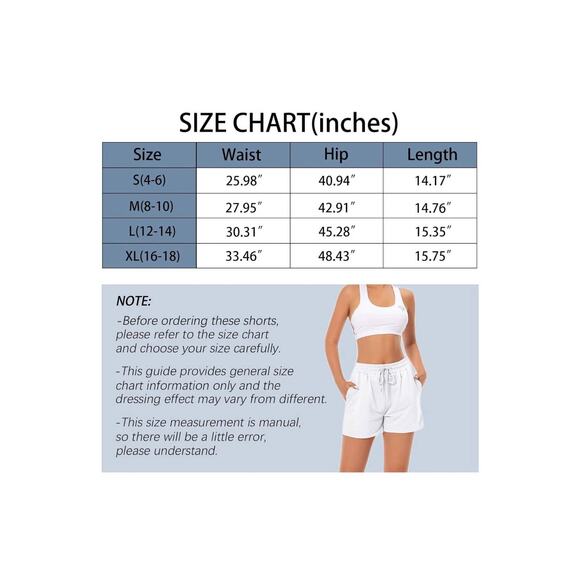 White Draw String Shorts - Picture 6 of 6